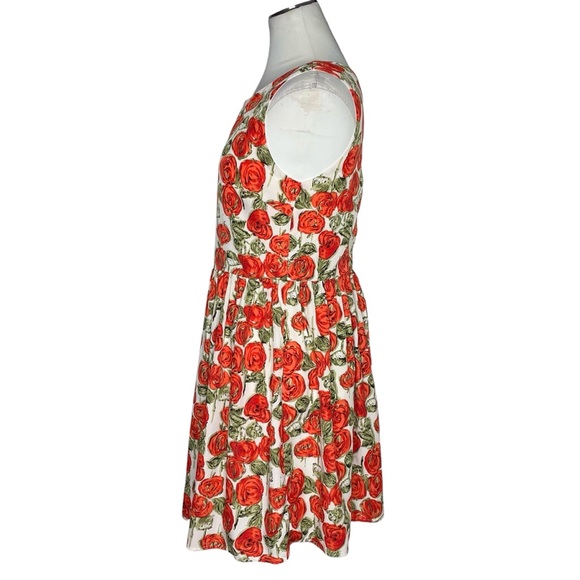 Sunday in Brooklyn Red Roses Print Dress - Picture 5 of 9